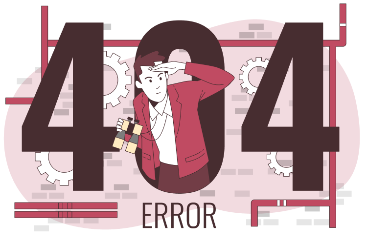 404 Error Illustration